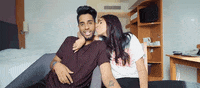 much cute laugh couple adorable GIF
