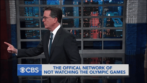 Cbs Olympics GIF by The Late Show With Stephen Colbert