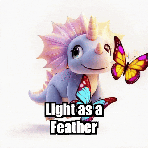 Light As A Feather Freedom GIF by Divineasaur