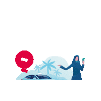 Travel Booking Sticker by Sila Qatar
