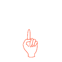 Swipe Hand Sticker by Gustavia Shop