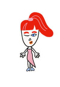 parasocial_bestie girl coffee baking lofi Sticker