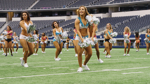 dallas cowboys football GIF by Dallas Cowboys Cheerleaders: Making the Team