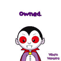 Halloween I Win Sticker by VeeFriends