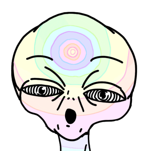 Tripping Acid Trip Sticker by PHAZED