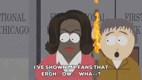 oprah winfrey anger GIF by South Park 