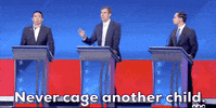 Democratic Debate Never Cage Another Child GIF by GIPHY News
