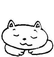 karinshima cat holiday sleep weekend Sticker