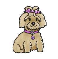 Dog Cartoon Sticker by TEHZETA