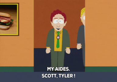 painting on wall speaking GIF by South Park 
