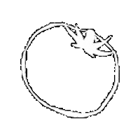 aelling white swing hannover tomato Sticker