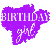 Happy Birthday Girl Sticker