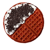 Cream Cheese Waffle Sticker