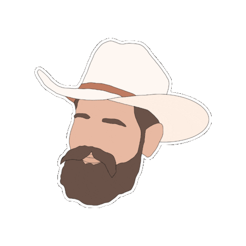 THEOGOFTHEABC cowboy creed cowboy hat roberta Sticker