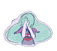 RayWhybee oc ghostgirl raywhybee cartoonghost Sticker