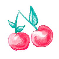 brendaopazo cherry cereza brendaopazo Sticker