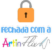Lock And Key Eva Sticker by Erica Carvalho