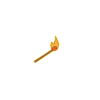 Burning Light It Up Sticker