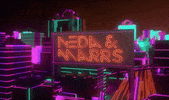 neon lights city GIF by Neda&Marrs