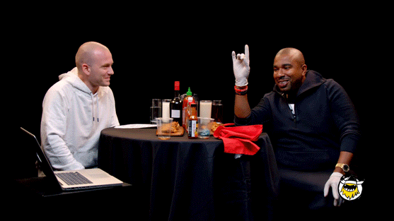 sean evans GIF by First We Feast: Hot Ones