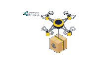 Meme Drone Sticker by Carteirinha Capixaba