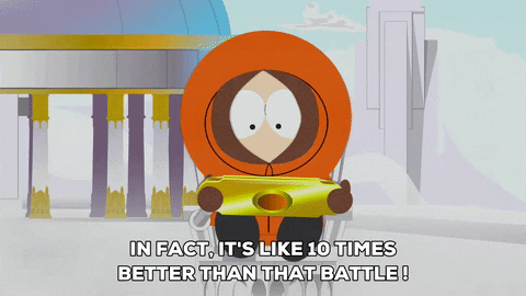 excited kenny mccormick GIF by South Park 