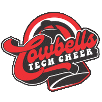 tumbletech techcheer cowbells tech cheer techcheercowbells Sticker