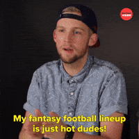 My Lineup is Just Hot Dudes