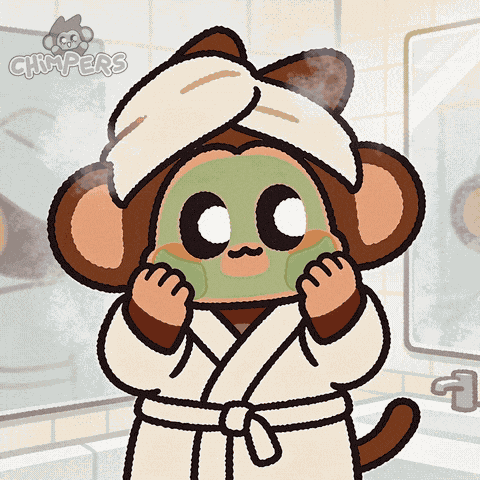 Get Ready With Me Skin Care GIF by Chimpers