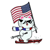 Olympic Games Cat Sticker by Silly Kitties