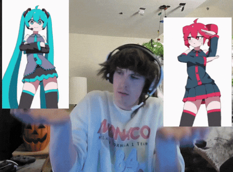 Choosing Hatsune Miku GIF