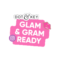 Instagram Kiss Sticker by Dot and Key Skincare