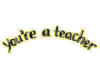 teacher teaching Sticker by MissAllThingsAwesome
