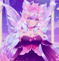 OkamiraVT oh vtuber smirk fairy GIF