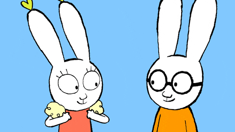 Happy Friends GIF by Simon Super Rabbit