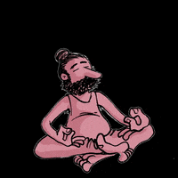 Yoga Meditating GIF by Lucas Levitan