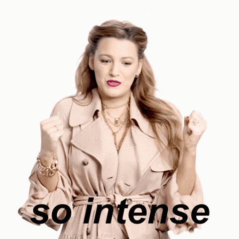 Surprised Too Much GIF by Blake Lively Fan