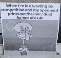 Wasting Ink Competition GIF