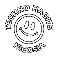 Rave Thn Sticker by Techno Habits Nicosia