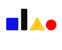 Color Shapes Sticker