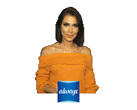 apontandopracima adrianasantanna Sticker by Always Brasil