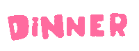 Dinner Sticker