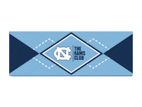 Carolina Unc Sticker by The Rams Club