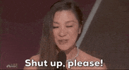 Shut Your Mouth GIF by Golden Globes