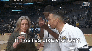 College Hoops Win GIF by NCAA March Madness