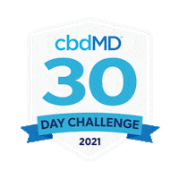 Challenge Sticker by cbdMD