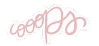 Pink Oops Sticker by bvaras.es