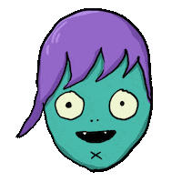 artyojimbe crazy face eyes mad Sticker