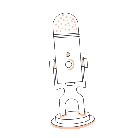spectrumaurora giphyupload podcast mic microphone Sticker