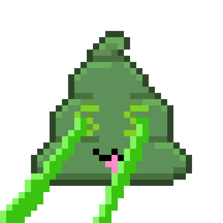 Art Shitting Sticker by Poopies.io